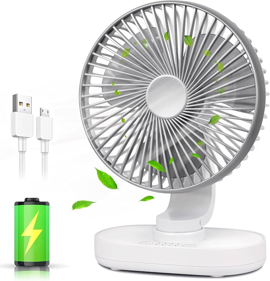 RYLAN Rechargeable Mini USB Fan
