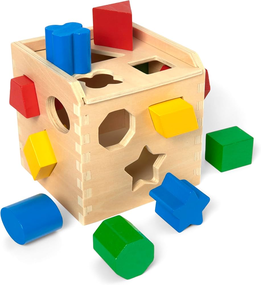 Melissa & Doug Wooden Activity Cube