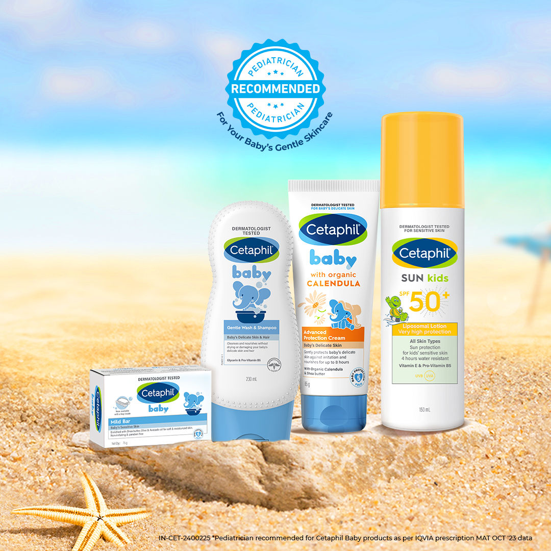 Cetaphil Baby Sunscreen with Organic Aloe & Calendula SPF 50+