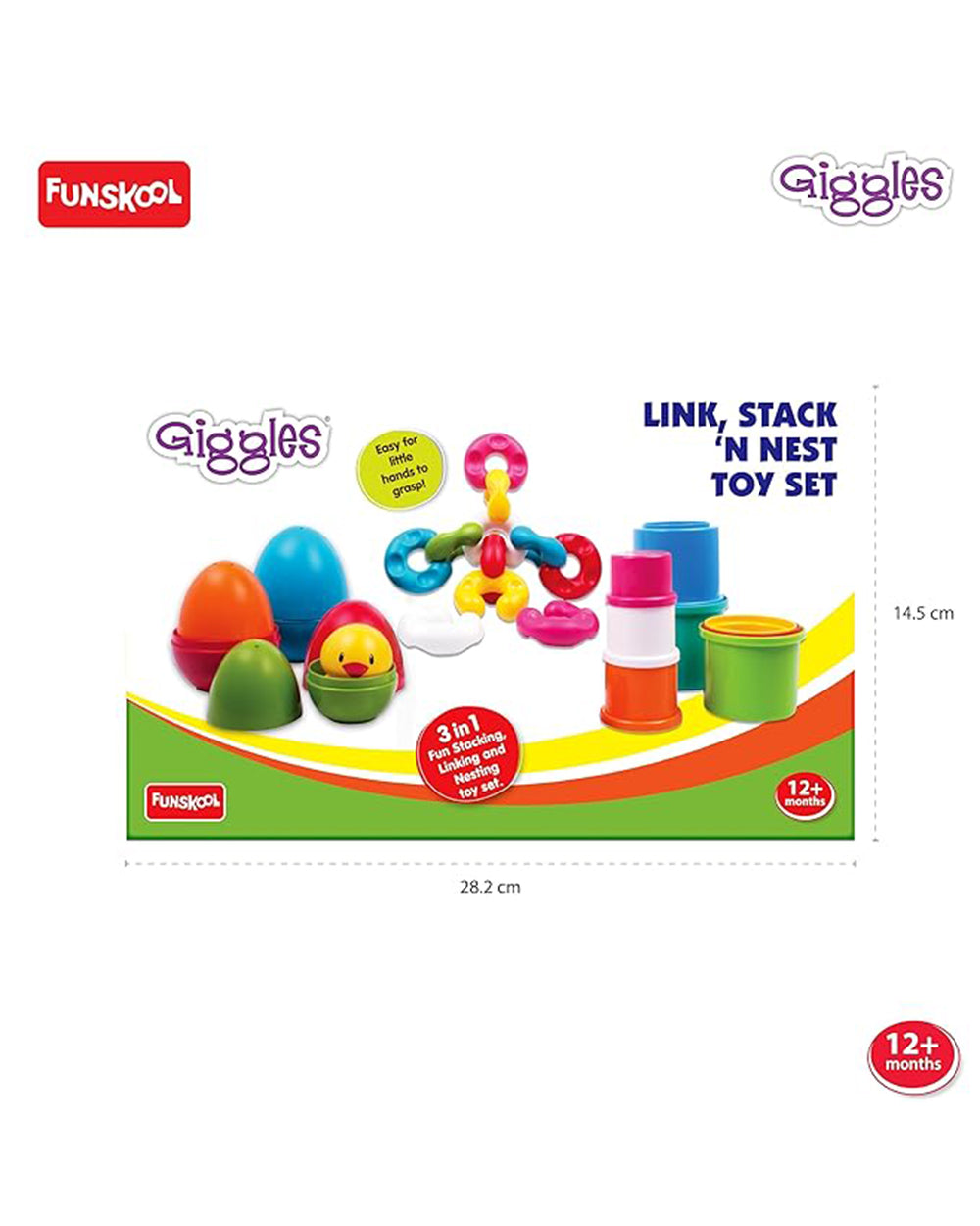 Funskool Giggles Stack N Nest Cups