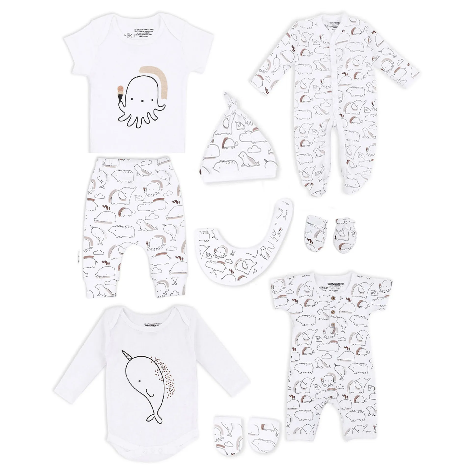 FirstCry Intellikids Bamboo Onesies (Pack of 3)