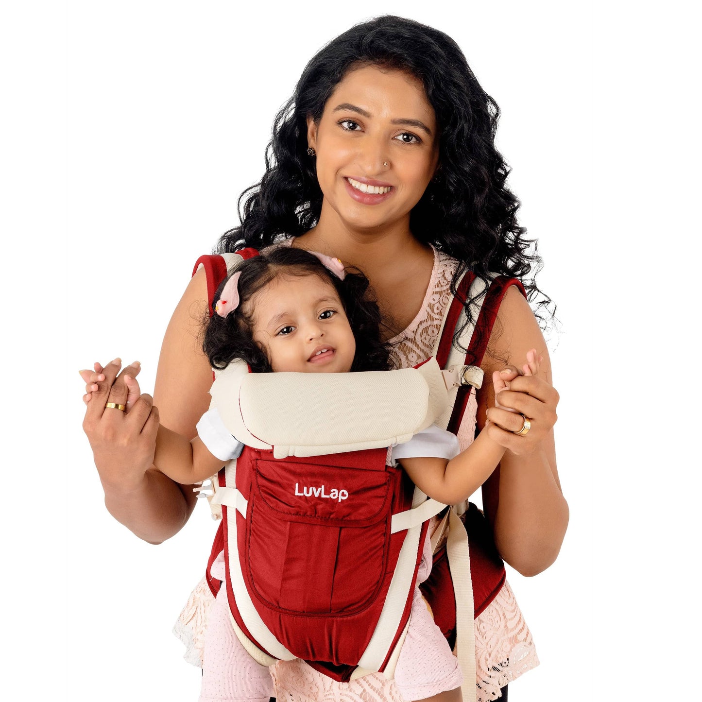LuvLap Elegant Baby Carrier with Breathable Mesh Panels