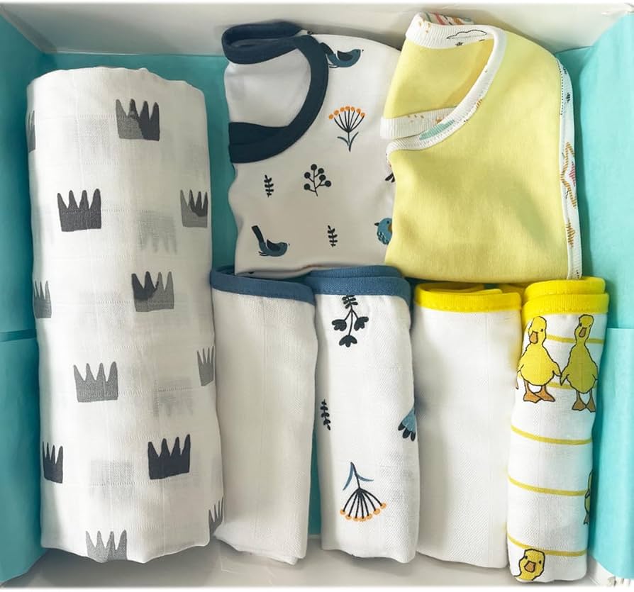 LilPicks Bamboo Cotton Baby Clothing Set (3 Pieces)