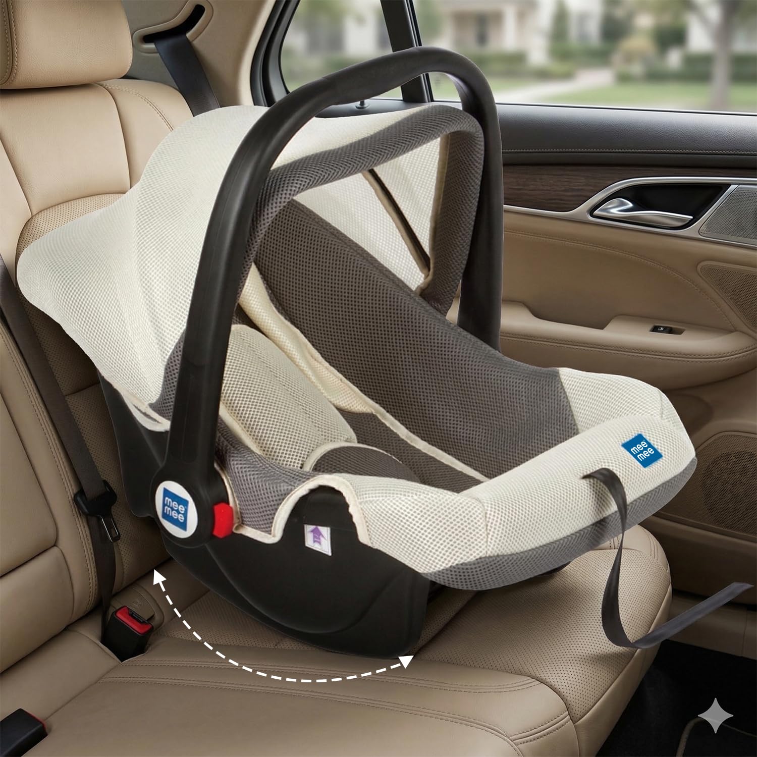 Mee Mee Car Seat Protector with Cooling Gel