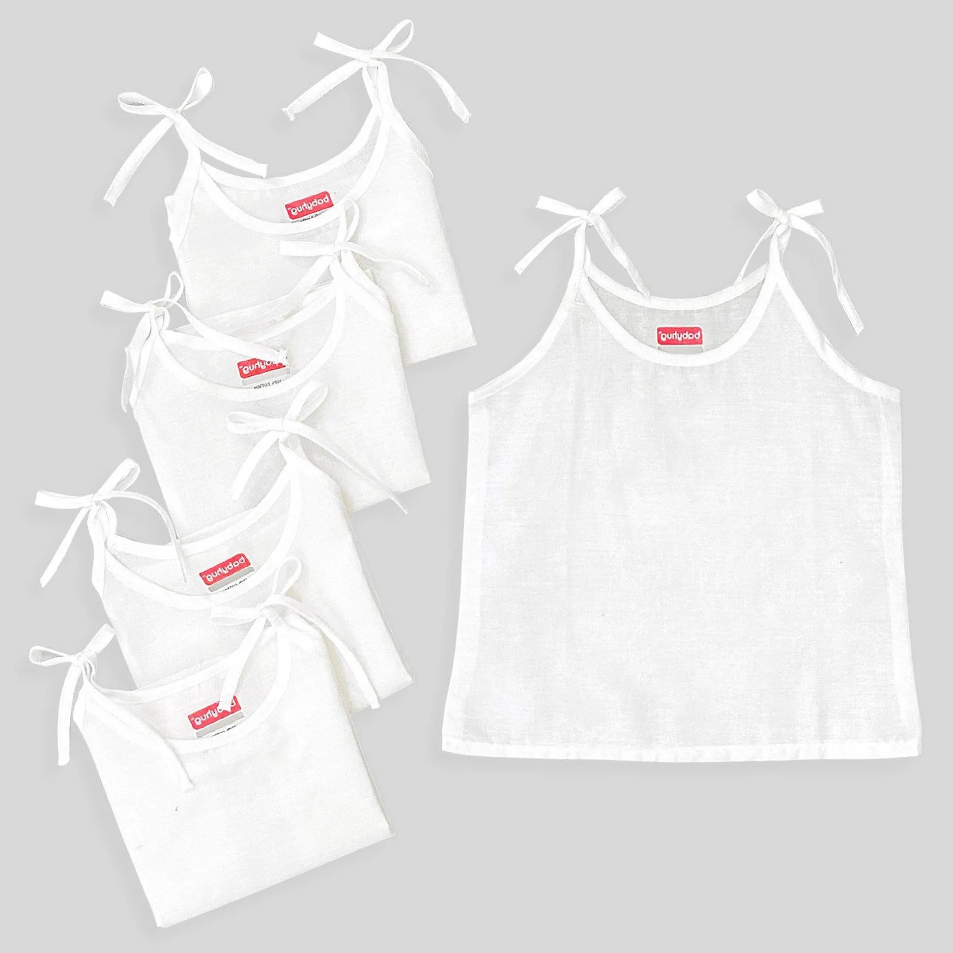 FirstCry Cotton Jhabla Set 5-Pack Multicolor