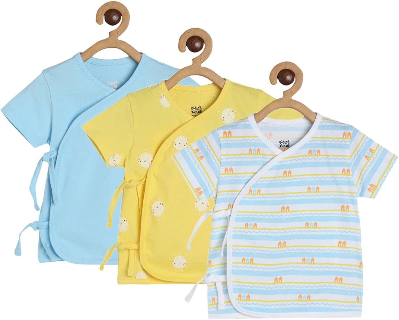 Little's Cotton Front-Open Vest Set of 5