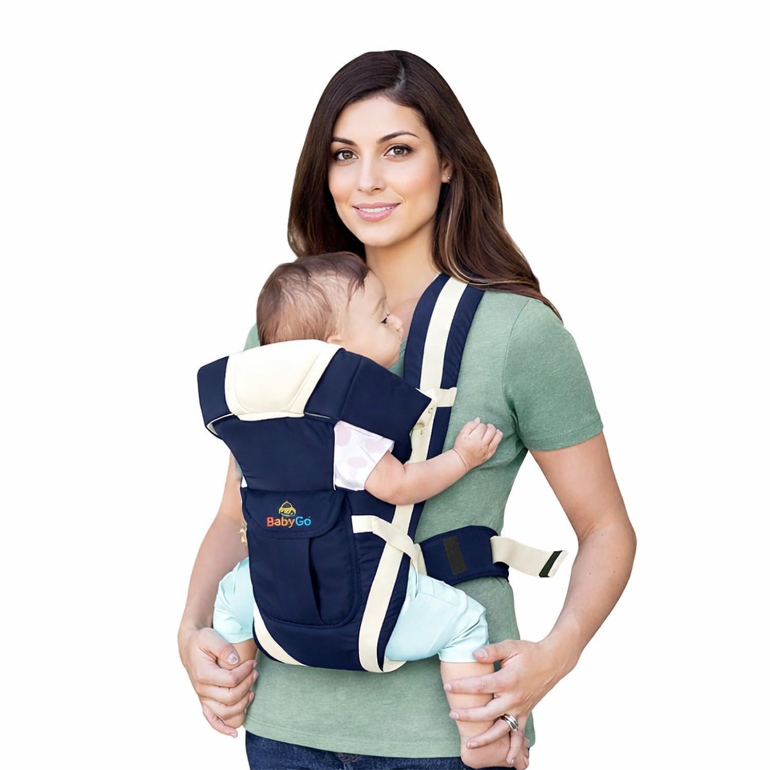 BabyGo Breathable Baby Carrier with Full Mesh Panels Summer Edition
