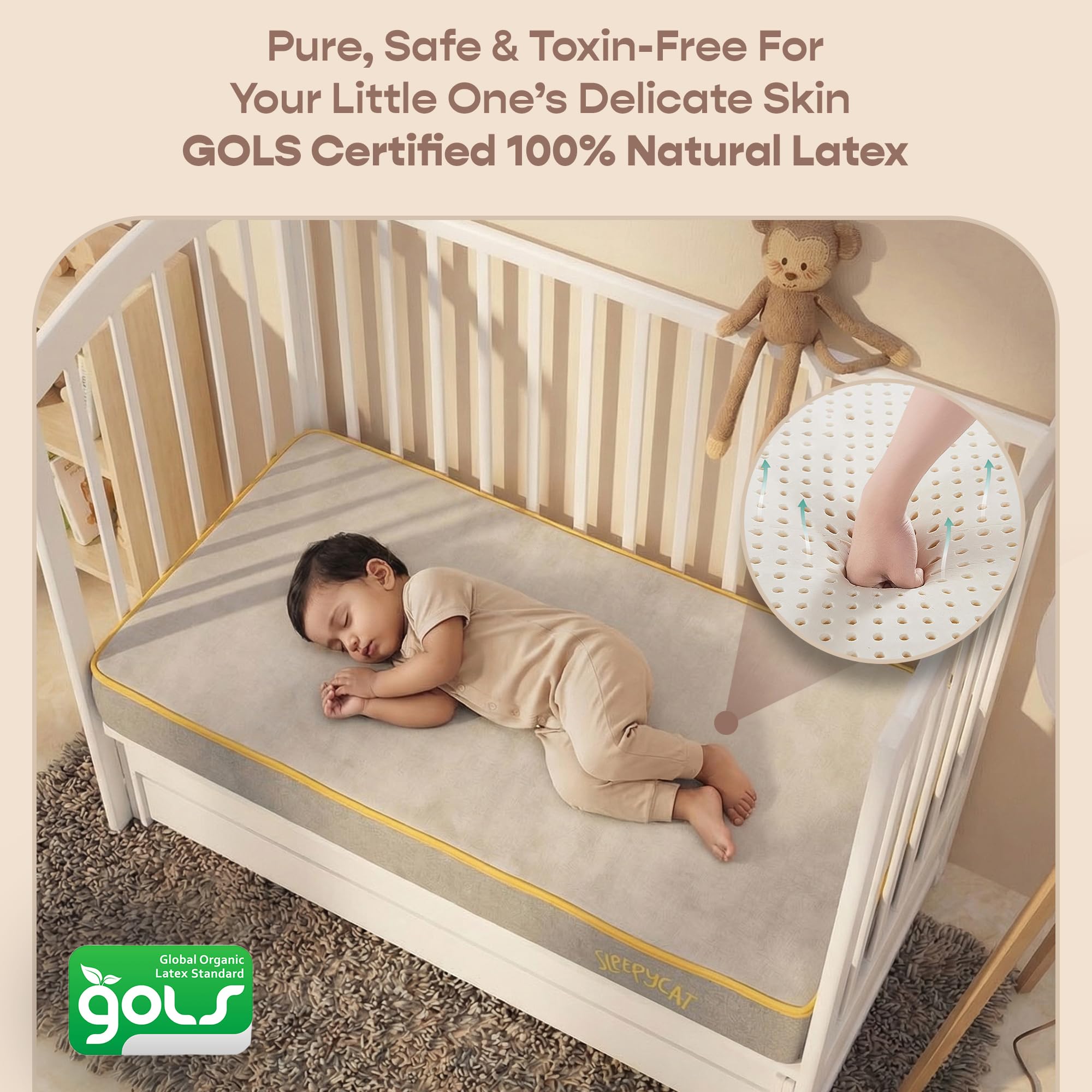 Sleepyhead Snuggle Me Baby Crib Mattress 120×60cm