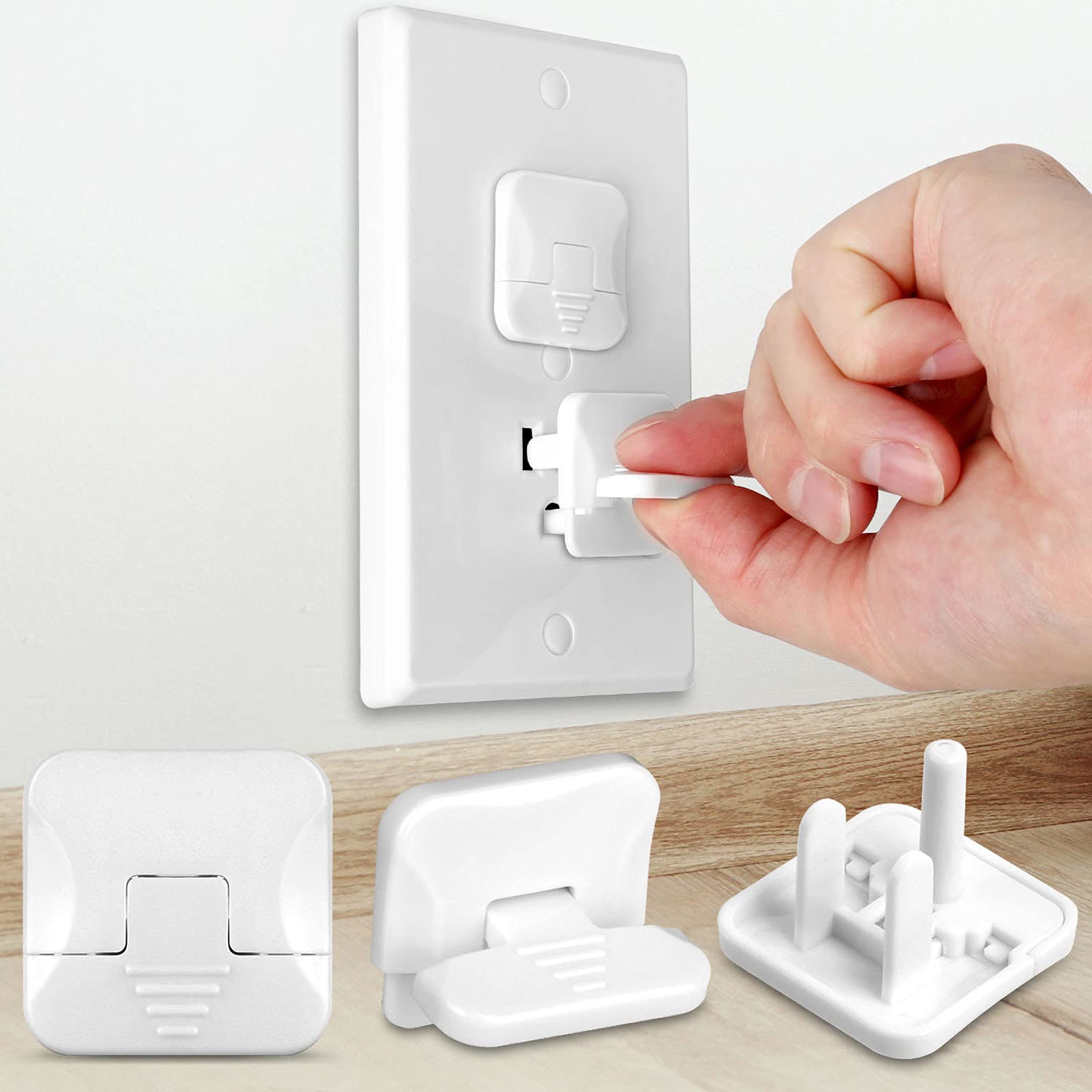 Electrical Outlet Safety Plug Covers - 30 Pack