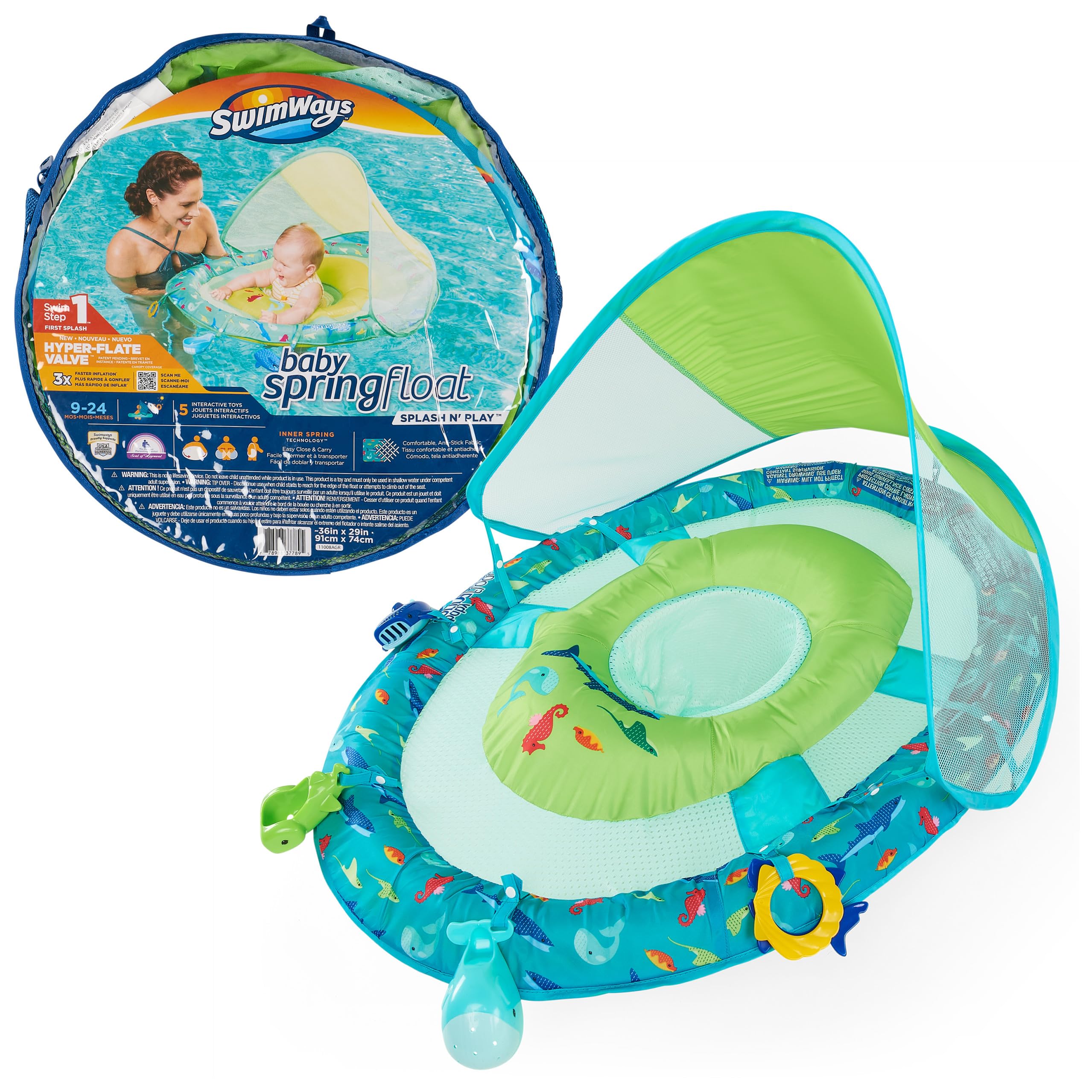 SwimWays Baby Spring Float Sun Canopy