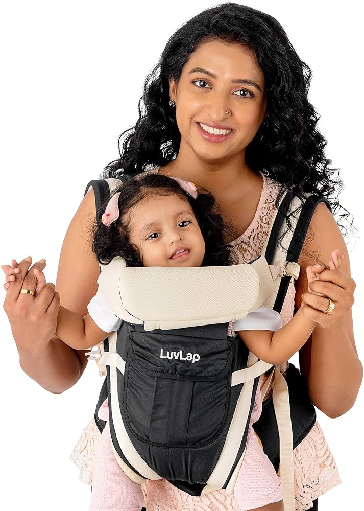 LuvLap Elegant Baby Carrier with 4 Carrying Positions