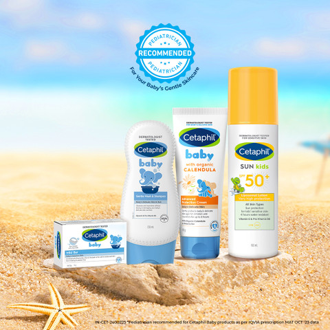 Cetaphil Baby Mineral Sunscreen SPF 50+ with Zinc Oxide