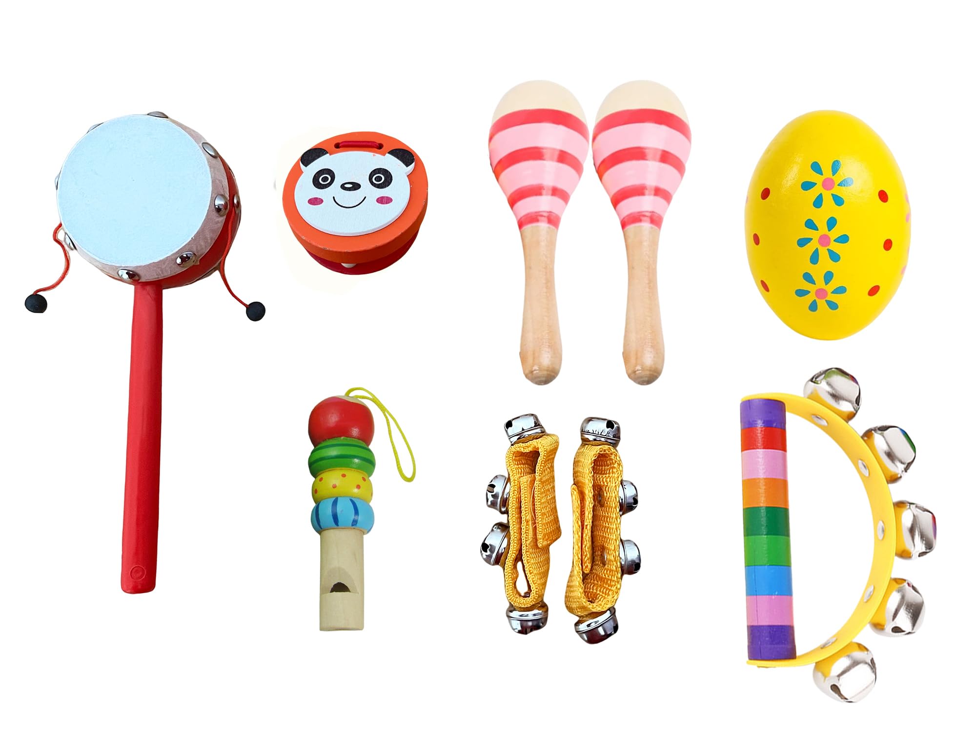 Musical Wooden Shaker Rattle (2-pack)