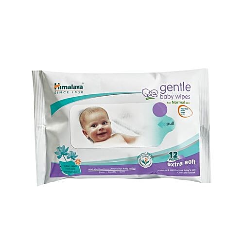 Himalaya Baby Wipes - Gentle Cleansing (72 Wipes)