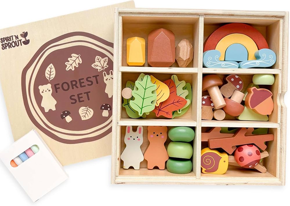 Wooden Sensory Exploration Block Set
