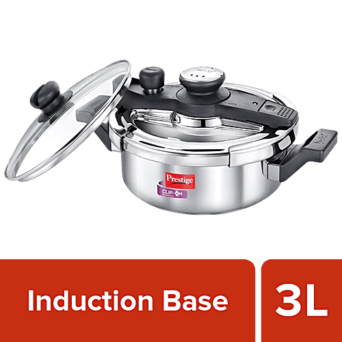 Prestige Induction Bottom Stainless Steel Pressure Cooker 3 Litre