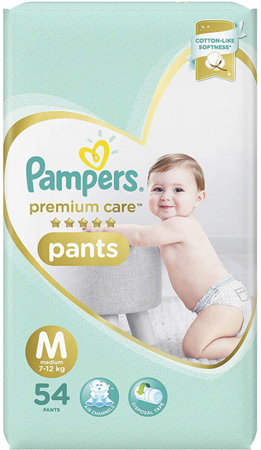 Pampers Active Baby Diapers (Size 4, 9-14 kg) - 54 Pieces