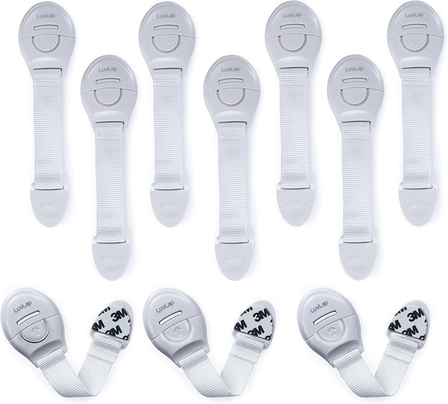 Mee Mee Adhesive Drawer Safety Locks (8 Pack)