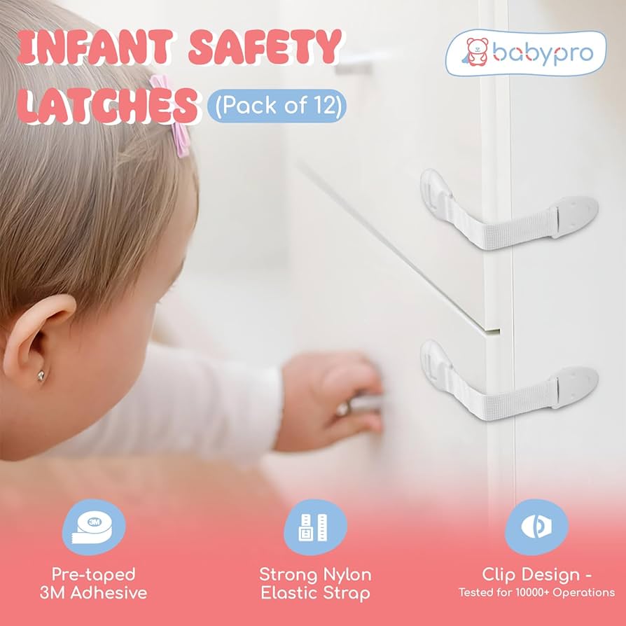 Baby Pro Expandable Pressure-Fit Safety Gate (Adjustable 75-110cm)
