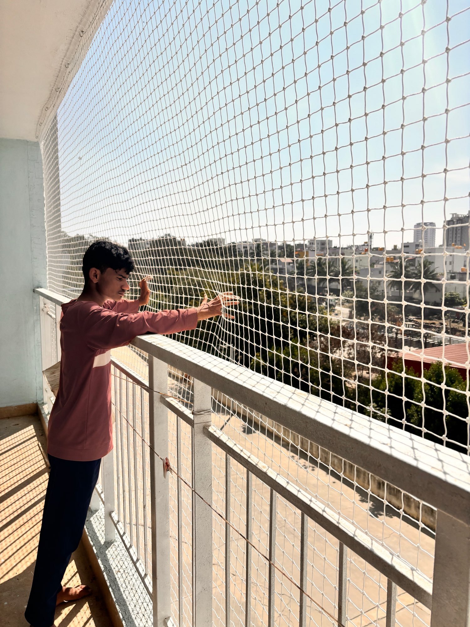 Safety First Balcony Safety Mesh Net (Width 3m, Height 1.5m)