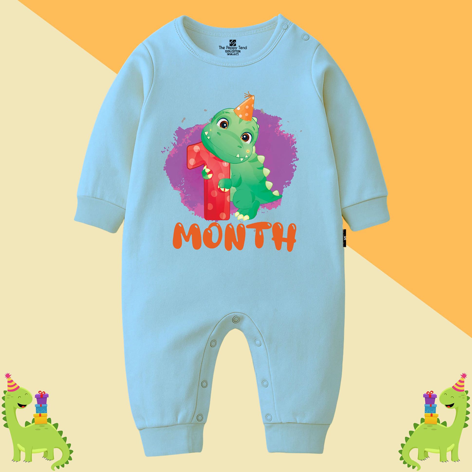 FirstCry Organic 100% Cotton Baby Romper