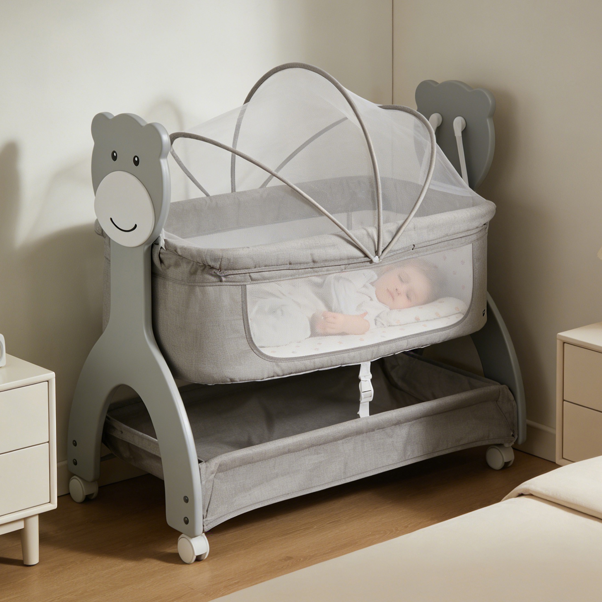 Babyhug Crib Bedside Sleeper (Indian brand)