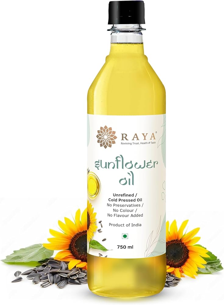 Cold-Pressed Sunflower Oil (Virgin, 200ml)