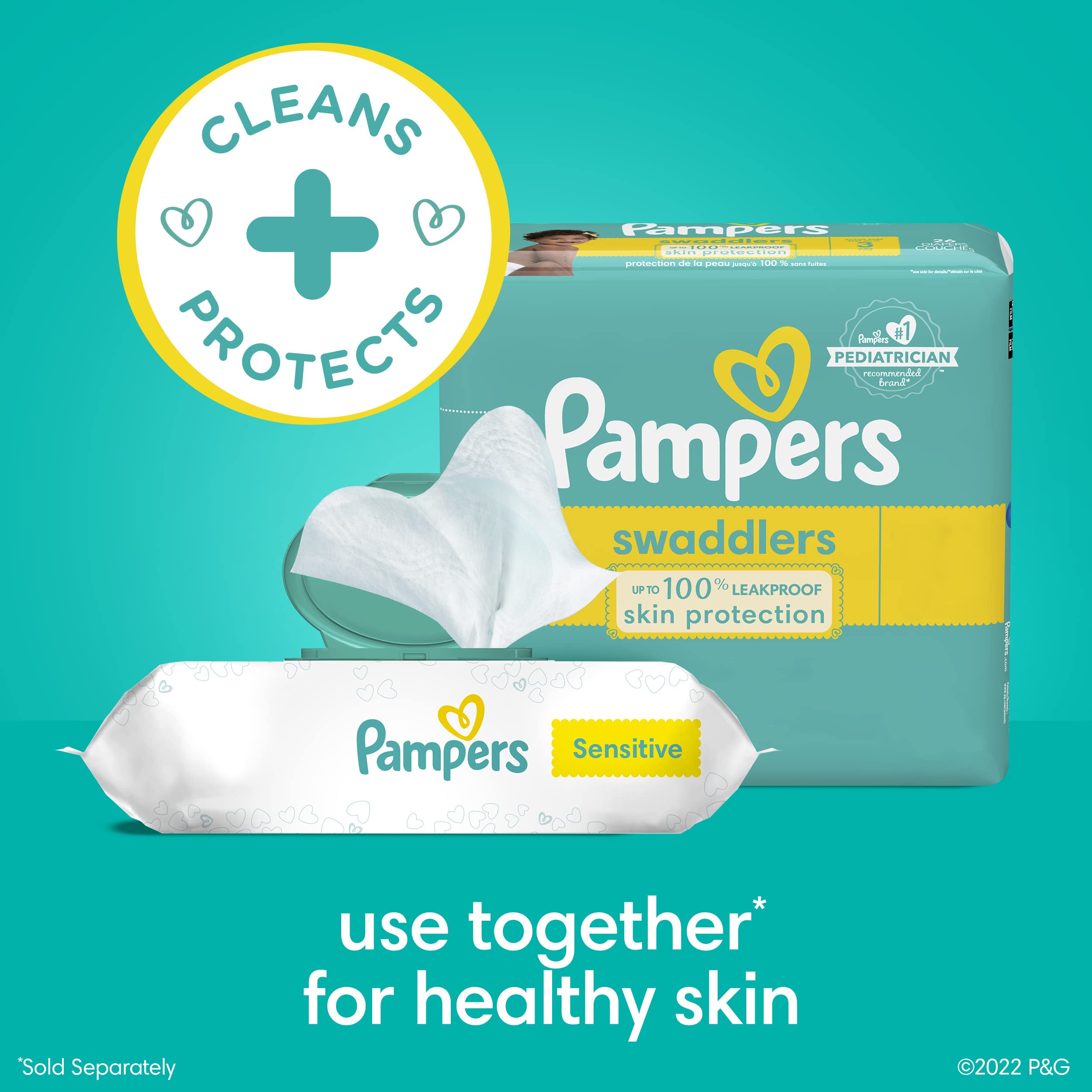 Pampers Swaddlers Wipes (Blue Pack)