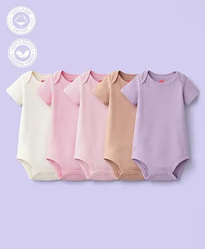 FirstCry Babyhug Polyester-Cotton Blend Onesie