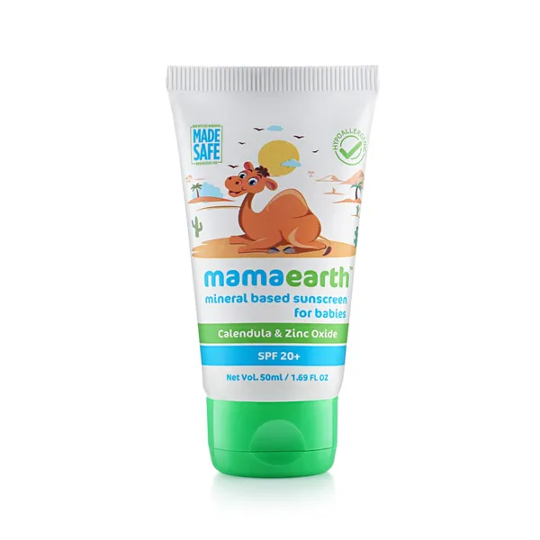Mamaearth Mineral Based Baby Sunscreen SPF 20