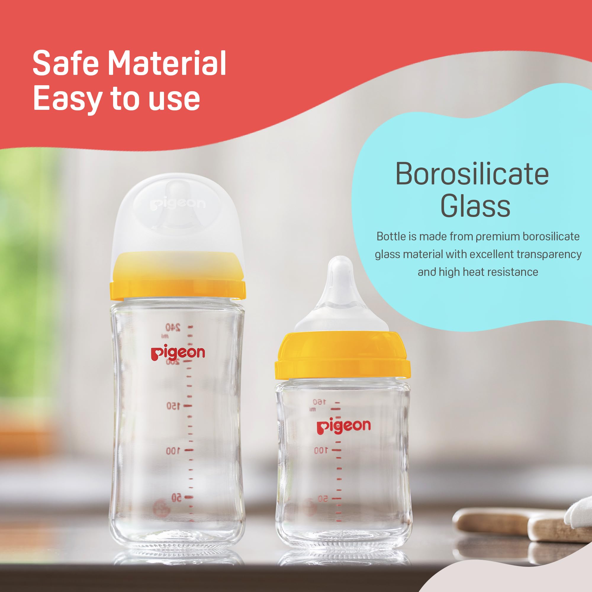Pigeon Borosilicate Glass Bottle