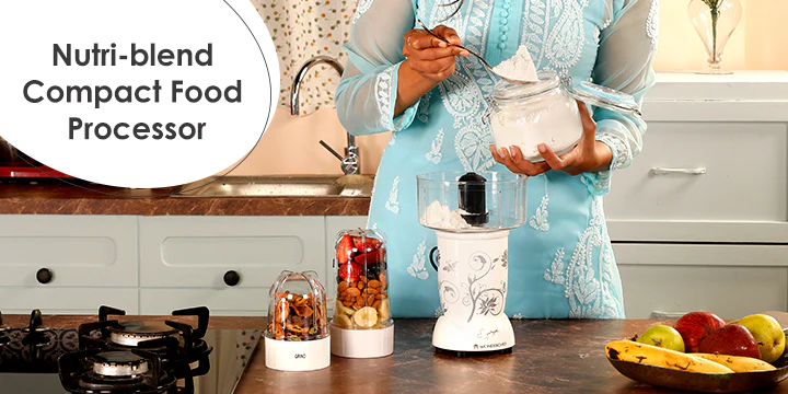 Wonderchef Nutri-Blend Compact Mixer Grinder