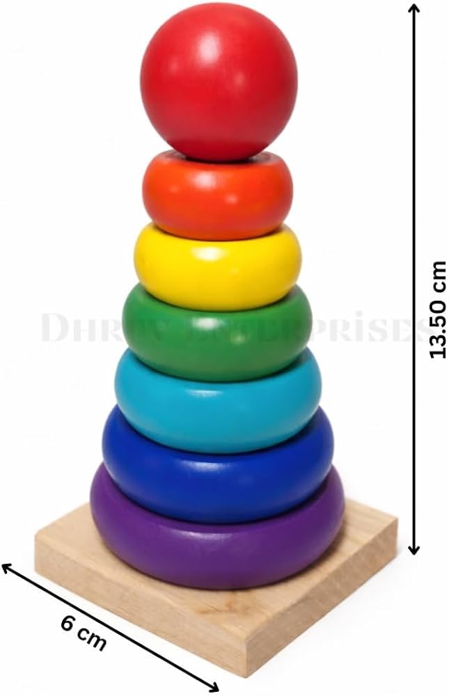 Skola Wooden Stacking Rings