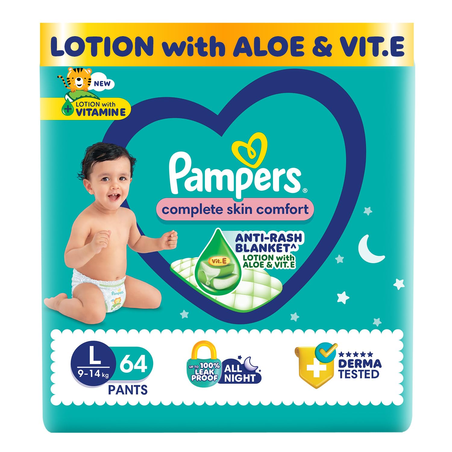 Pampers Pants Diaper Pants Large (L) 72 Count