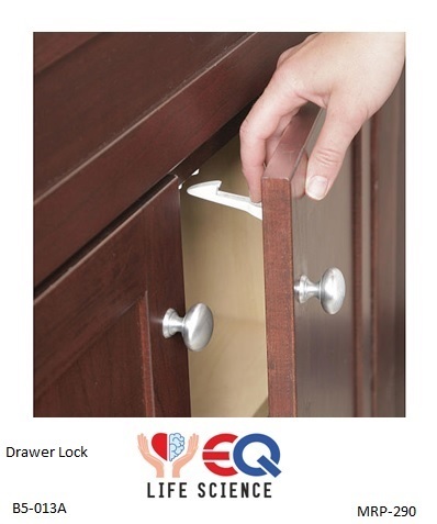 Babycare Cupboard Cabinet Safety Locks (Pack of 4 Pairs)