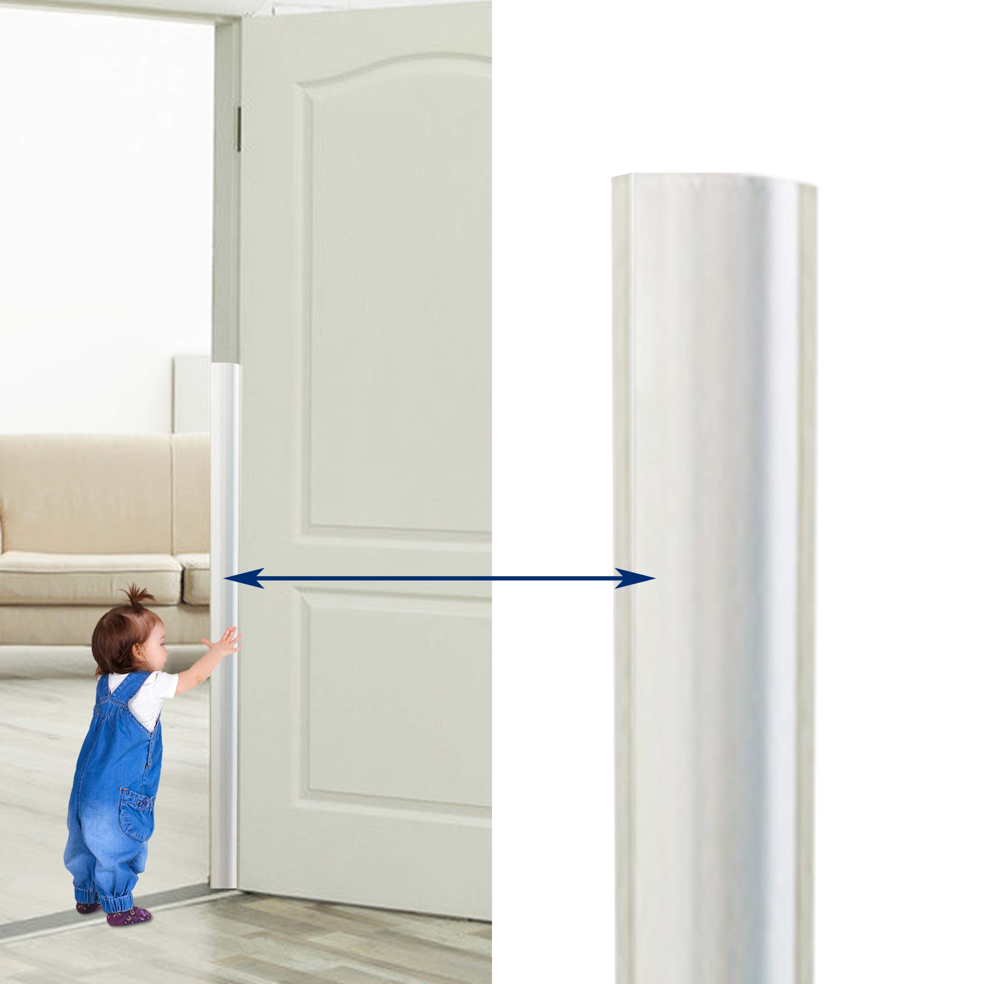 Door Finger Guards & Pinch Prevention Strips (Pack of 2)