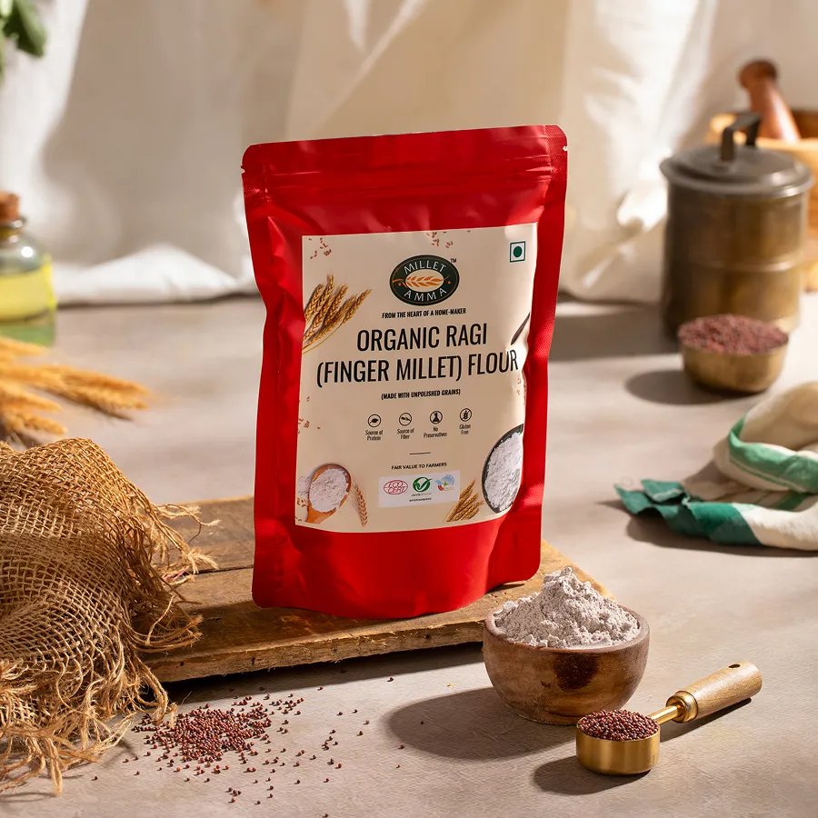 Early Foods Organic Finger Millet Flour (Ragi) - 200g
