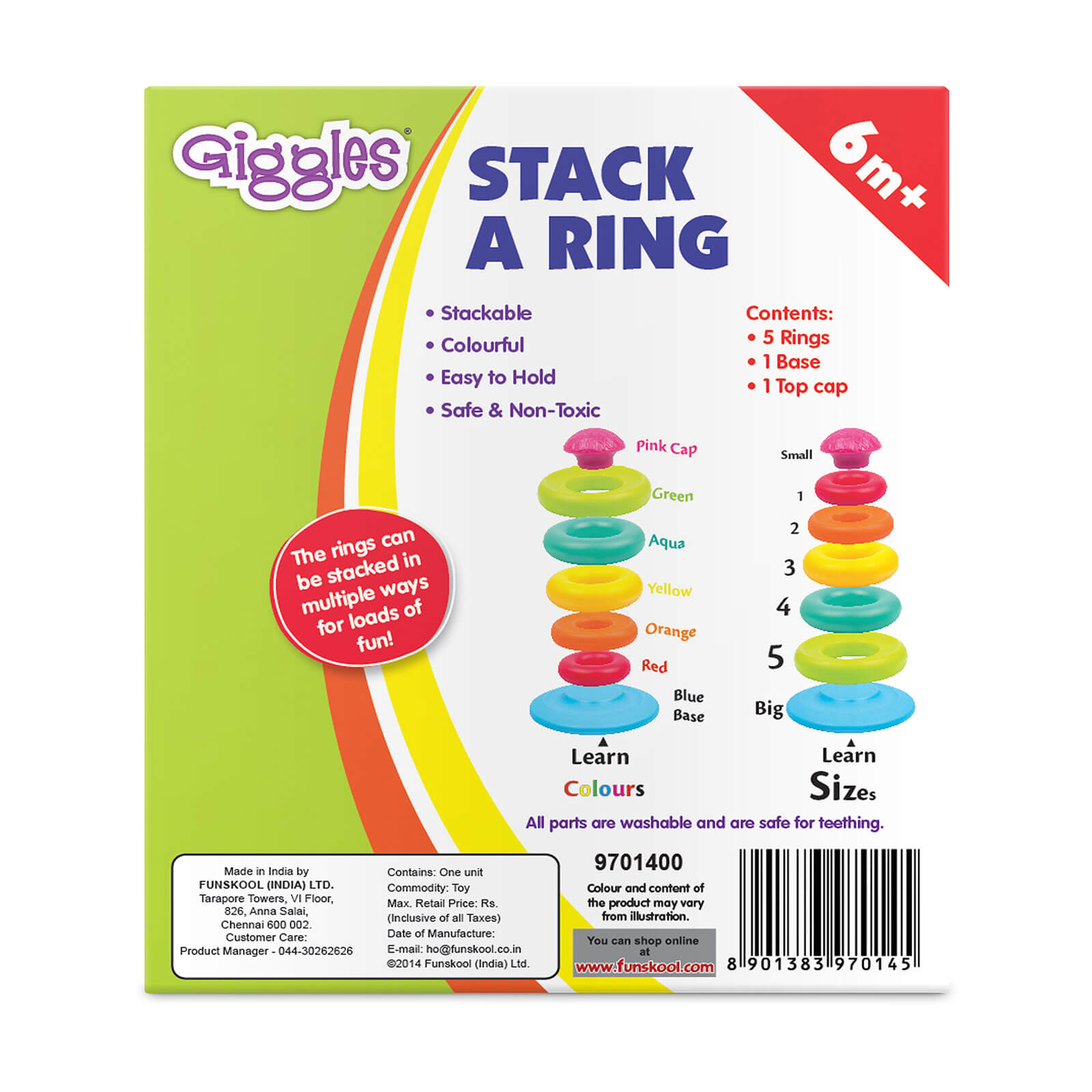 Funskool Stacking Rings