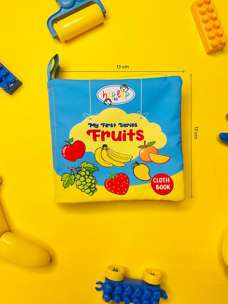 Luvlap Non-Toxic Soft Crinkle Book for Babies