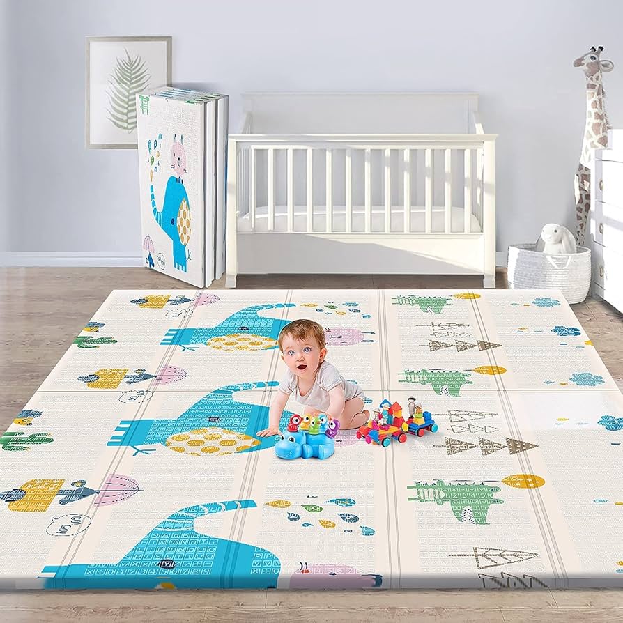 Baby Foam Play Mat with Detachable Toys