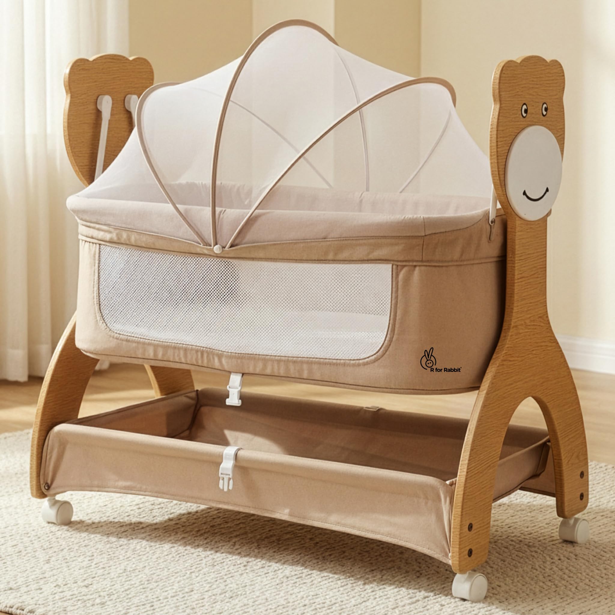 R for Rabbit Cradlez Baby Crib with Storage Drawers