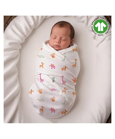 FirstCry Muslin Wrap 100x100 cm