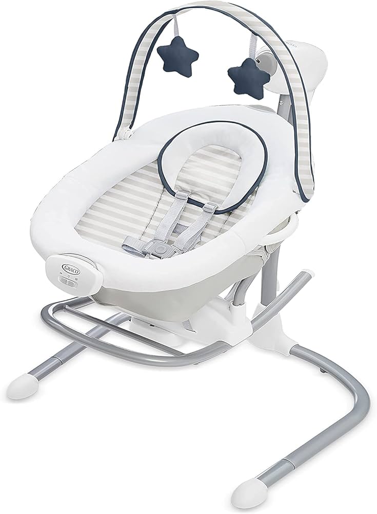 Graco Vibrating Rocker Chair for Babies (Plug-In + Battery Backup)