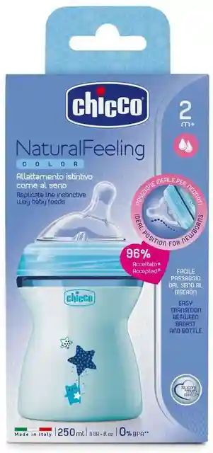 Chicco NaturalFit Feeding Bottle 250ml (Pack of 2)