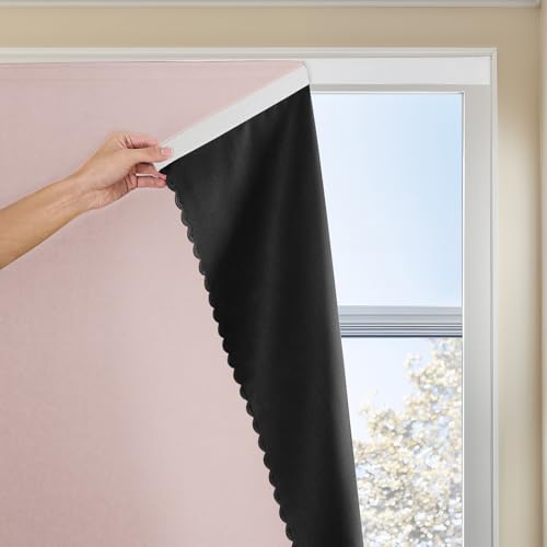 Stevron Velcro Blackout Curtain Panel (Single, 100 cm x 210 cm)