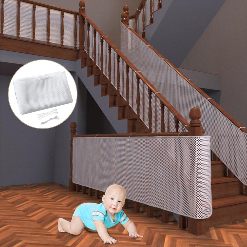 Babyjoy Transparent Balcony Guard with Mesh
