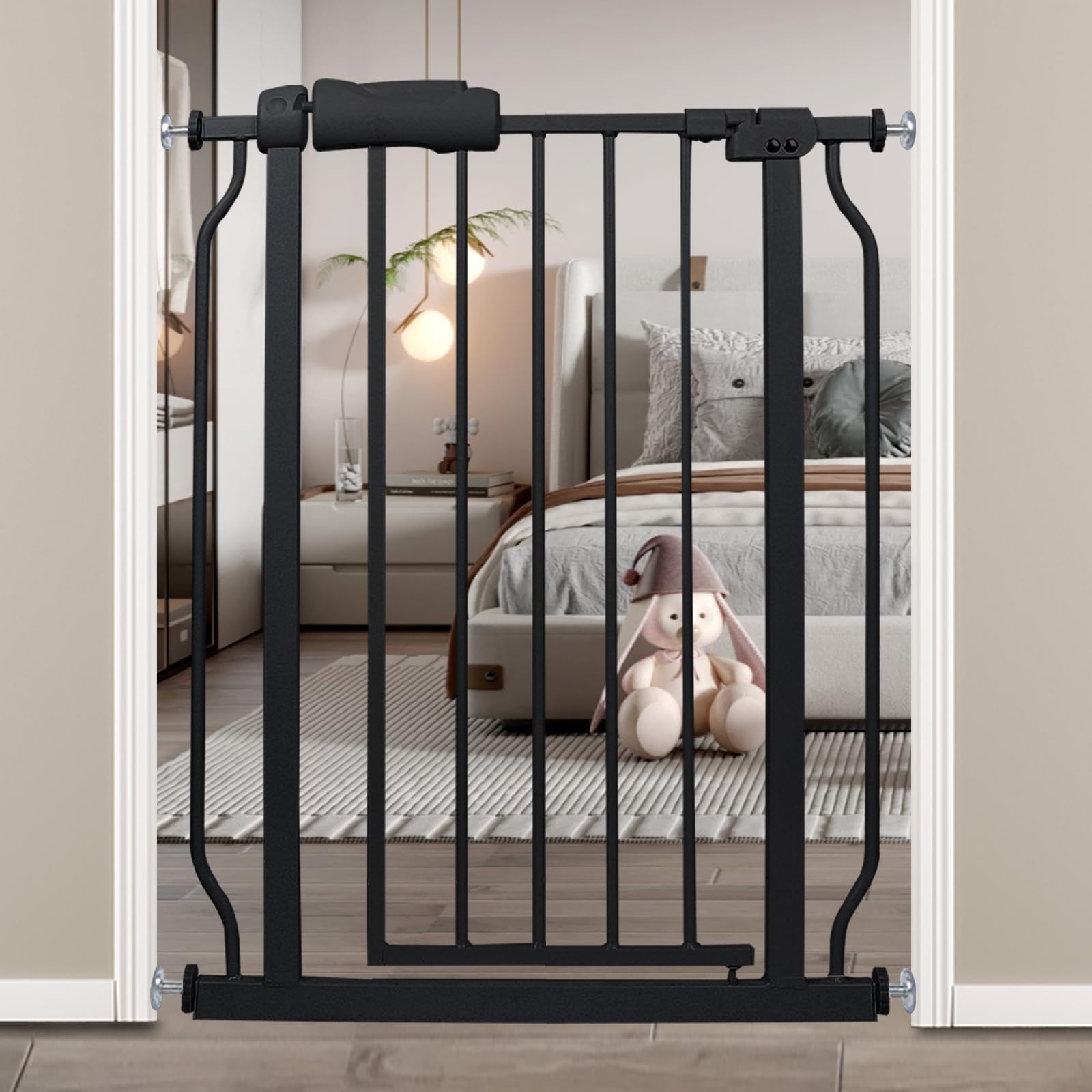 Starmoon Auto Close Safety Gate with Latch Lock