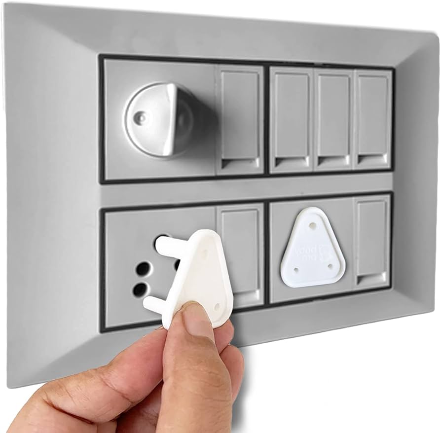 Babyin Electrical Socket Safety Covers (Pack of 6)