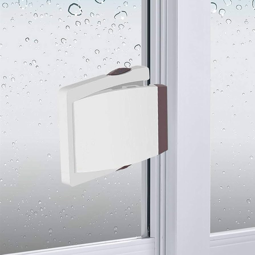 Usha Shriram Child Proof Sliding Door Lock (Push-Button, Stainless Steel)