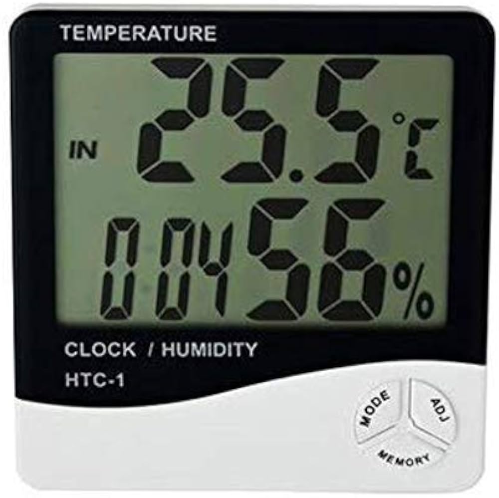 Digital Room Thermometer (Wall/Tabletop with Display)